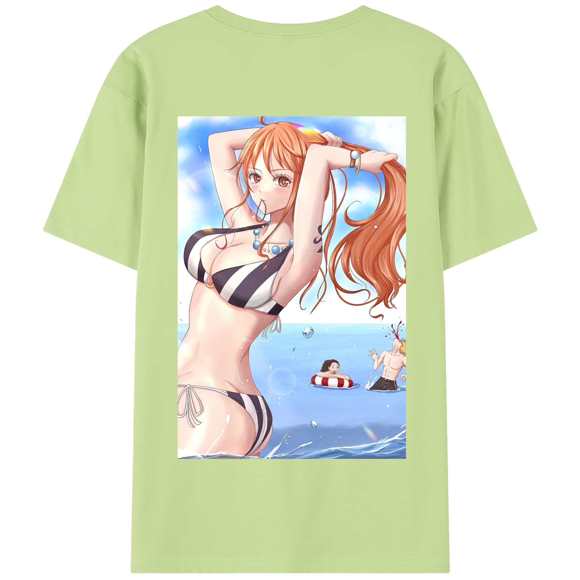 （画像用） ポケットモンスター Pokémon 綿100％半袖Tシャツ（背面プリント）